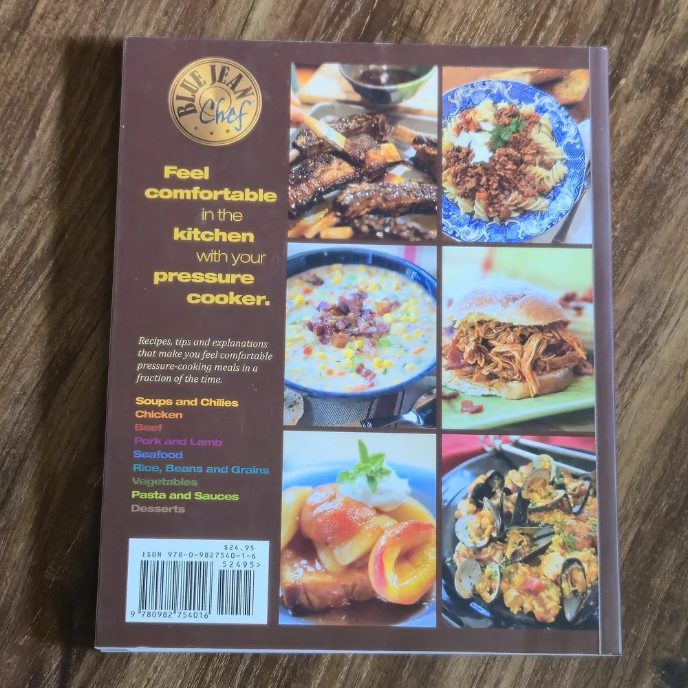 Comfortable Under Pressure Cookbook by Meredith Laurence First Edition